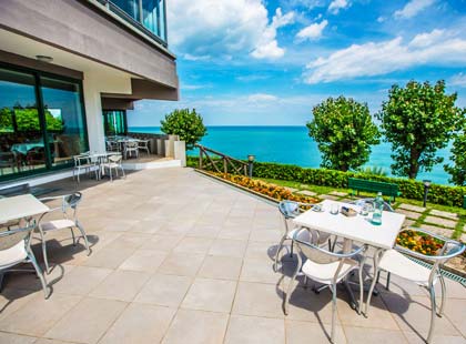 Terrazza per la colazione